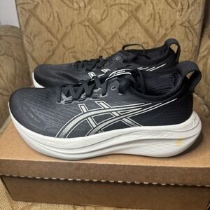 Asics Gel-Nimbus 27 Running Shoes 'Black Lake Grey'' Men's 7.5 Excellent!